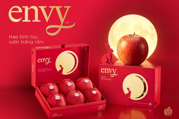 Hộp Quà Táo Envy Trung Thu Tinh Tuyển - Quà Tặng Đoàn Viên Tại 3C Fruit